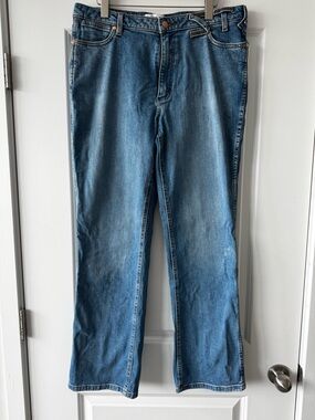 STAUD Women’s Straight Leg Jeans - Light Blue Denim